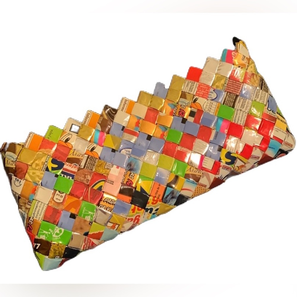 Vintage Candy Wrapper Clutch Purse
